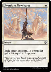 Espadas em Arados / Swords to Plowshares - Magic: The Gathering - MoxLand